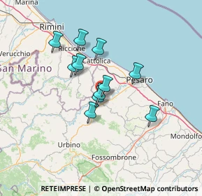 Mappa Corso XXI Gennaio, 61020 Montecchio PU, Italia (10.51455)