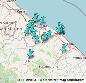 Mappa Corso XXI Gennaio, 61020 Montecchio PU, Italia (11.251)