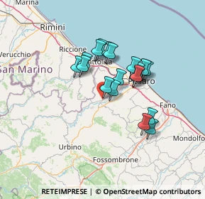 Mappa Corso XXI Gennaio, 61020 Montecchio PU, Italia (10.72789)