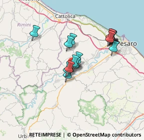 Mappa Corso XXI Gennaio, 61020 Montecchio PU, Italia (5.89889)