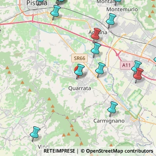 Mappa Via Piemonte, 51039 Quarrata PT, Italia (6.47188)