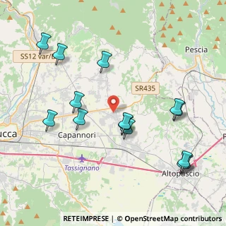 Mappa Via Dezza, 55016 Porcari LU, Italia (4.63857)