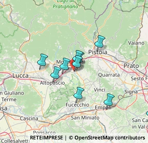 Mappa Via Pietro Nenni, 51018 Pieve A Nievole PT, Italia (18.06833)
