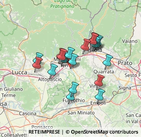 Mappa Via Pietro Nenni, 51018 Pieve A Nievole PT, Italia (11.433)