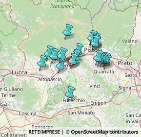 Mappa Via Pietro Nenni, 51018 Pieve A Nievole PT, Italia (10.7065)