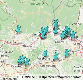 Mappa Via Pietro Nenni, 51018 Pieve A Nievole PT, Italia (16.572)