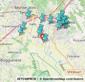 Mappa Via Pietro Nenni, 51018 Pieve A Nievole PT, Italia (1.9935)