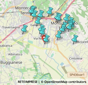 Mappa Via Pietro Nenni, 51018 Pieve A Nievole PT, Italia (1.9725)