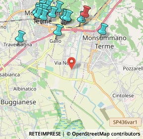 Mappa Via Pietro Nenni, 51018 Pieve A Nievole PT, Italia (2.937)