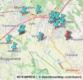 Mappa Via Pietro Nenni, 51018 Pieve A Nievole PT, Italia (2.22588)