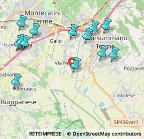 Mappa Via Pietro Nenni, 51018 Pieve A Nievole PT, Italia (2.44571)
