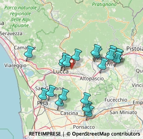 Mappa Via Madonna Comunale, 55012 Capannori LU, Italia (14.907)