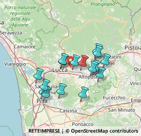 Mappa Via Madonna Comunale, 55012 Capannori LU, Italia (12.0475)