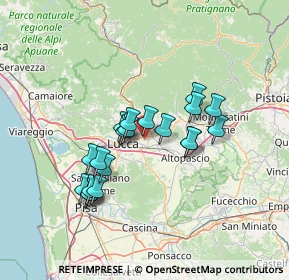 Mappa Via Madonna Comunale, 55012 Capannori LU, Italia (11.916)