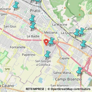 Mappa Via Chemnitz, 59100 Prato PO, Italia (3.02182)