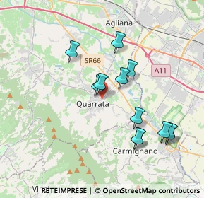 Mappa Via Gigarello, 51039 Quarrata PT, Italia (3.61)