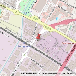 Mappa Via Antonio Caponnetto, 27, 50041 Calenzano, Firenze (Toscana)