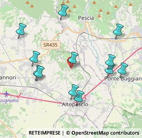 Mappa Via Roma, 55015 Montecarlo LU, Italia (4.38833)