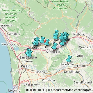 Mappa Via Romana Ovest, 55016 Fratina LU, Italia (10.7065)