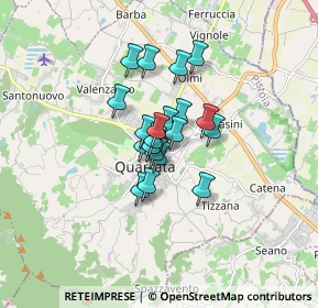 Mappa Via dei della Robbia, 51039 Quarrata PT, Italia (1.0065)