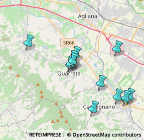 Mappa Via dei della Robbia, 51039 Quarrata PT, Italia (3.53333)