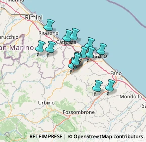 Mappa 61025 Montelabbate PU, Italia (9.54333)