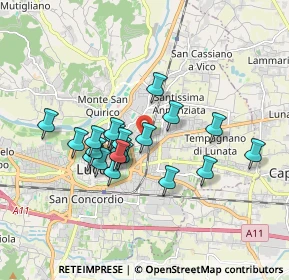 Mappa Via dei Gianni, 55100 Lucca LU, Italia (1.5175)