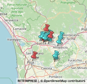 Mappa Via dei Gianni, 55100 Lucca LU, Italia (7.23154)
