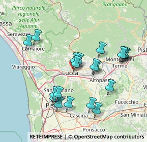 Mappa Via dei Gianni, 55100 Lucca LU, Italia (15.3475)