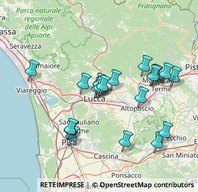 Mappa Via dei Gianni, 55100 Lucca LU, Italia (14.293)