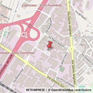 Mappa Via Giovanni Boccaccio, 33, 50041 Calenzano, Firenze (Toscana)