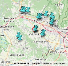 Mappa Via Enrico Fermi, 51039 Quarrata PT, Italia (7.0865)