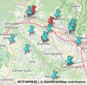 Mappa Via Enrico Fermi, 51039 Quarrata PT, Italia (9.158)