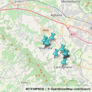 Mappa Via Silvio Pellico 1 Firenze, 51039 Quarrata PT, Italia (2.76909)