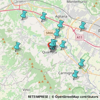 Mappa Via Enrico Fermi, 51039 Quarrata PT, Italia (3.61077)