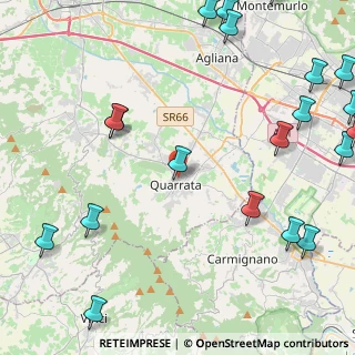 Mappa Via Silvio Pellico 1 Firenze, 51039 Quarrata PT, Italia (6.716)
