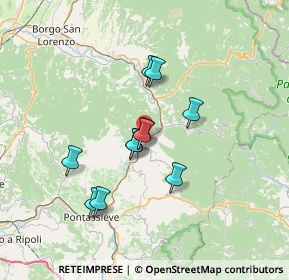 Mappa Via Scopeti, 50068 Rufina FI, Italia (5.60818)