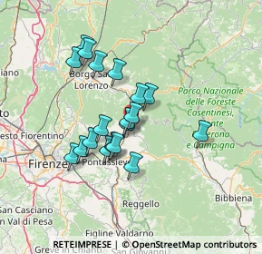 Mappa Via Scopeti, 50068 Rufina FI, Italia (11.40316)