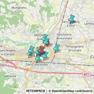 Mappa Viale Agostino Marti, 55100 Lucca LU, Italia (1.47846)