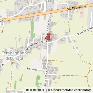 Mappa Via di Tempagnano, 2013, 55100 Lucca, Lucca (Toscana)