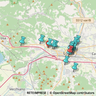 Mappa Via Paoletti, 55100 Lucca LU, Italia (3.69353)