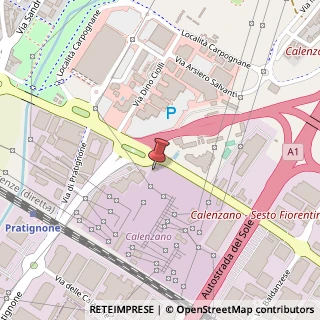 Mappa Via Vittorio Emanuele II, 2, 50041 Calenzano, Firenze (Toscana)
