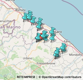 Mappa Via Artigianato, 61020 Montecchio PU, Italia (10.8675)