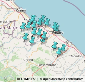 Mappa Via Artigianato, 61020 Montecchio PU, Italia (11.0665)