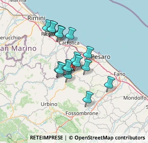 Mappa Via Artigianato, 61020 Montecchio PU, Italia (10.23471)