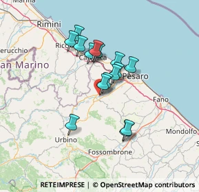 Mappa Via Artigianato, 61020 Montecchio PU, Italia (10.85933)