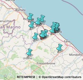 Mappa Via Artigianato, 61020 Montecchio PU, Italia (9.98188)