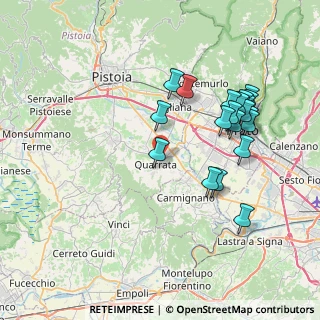 Mappa Via Torino, 51039 Quarrata PT, Italia (7.9875)