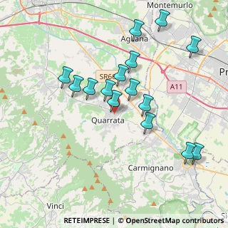 Mappa Via Torino, 51039 Quarrata PT, Italia (3.856)