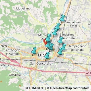 Mappa Via Enrico Maria Ridolfi, 55100 Lucca LU, Italia (1.19769)